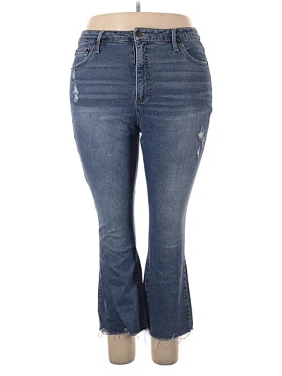 Pre-owned Terra & Sky Jeans In Blue