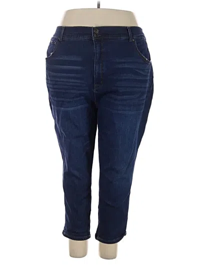 Pre-owned Terra & Sky Jeans In Blue