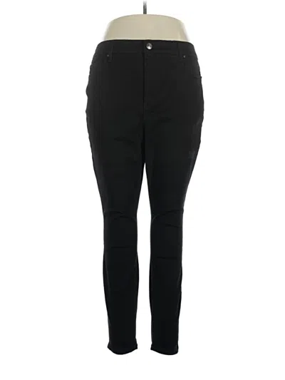 Pre-owned Terra & Sky Jeggings In Black