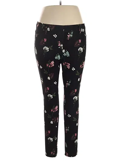 Pre-owned Terra & Sky Jeggings In Black