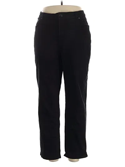 Pre-owned Terra & Sky Jeggings In Black