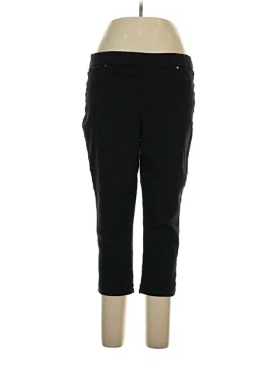 Pre-owned Terra & Sky Jeggings In Black