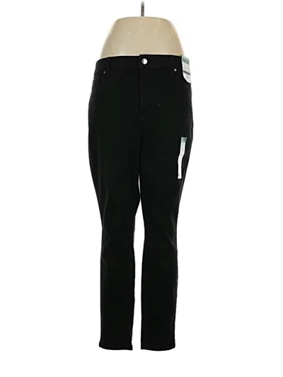 Pre-owned Terra & Sky Jeggings In Black