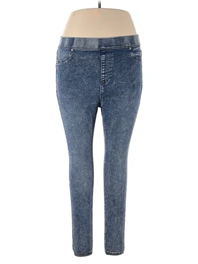 Pre-owned Terra & Sky Jeggings In Blue