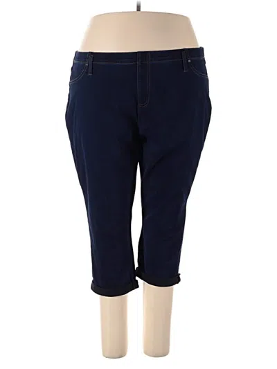 Pre-owned Terra & Sky Jeggings In Blue
