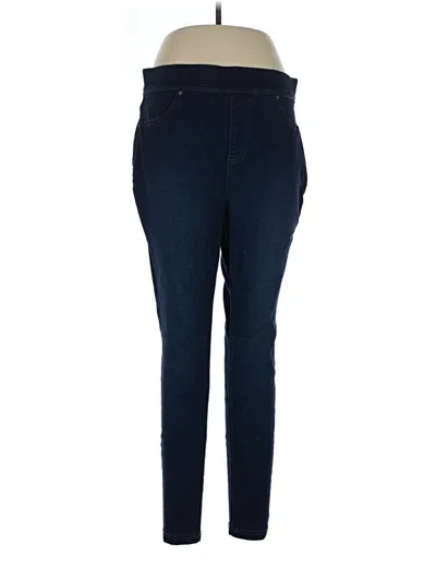 Pre-owned Terra & Sky Jeggings In Blue