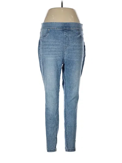 Pre-owned Terra & Sky Jeggings In Blue