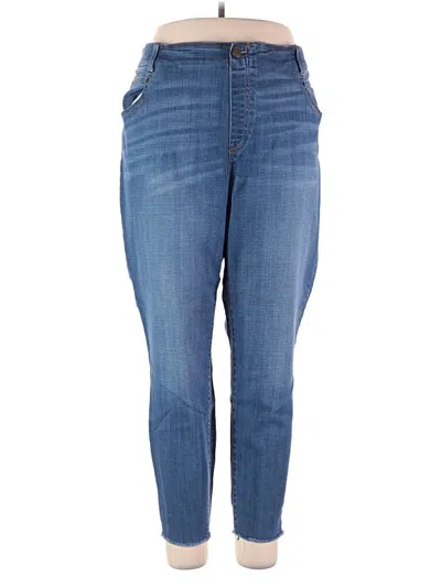Pre-owned Terra & Sky Jeggings In Blue