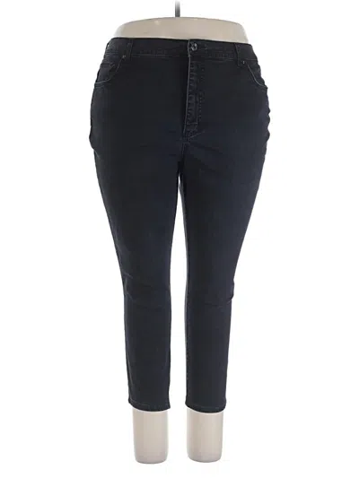 Pre-owned Terra & Sky Jeggings In Blue