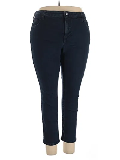 Pre-owned Terra & Sky Jeggings In Blue