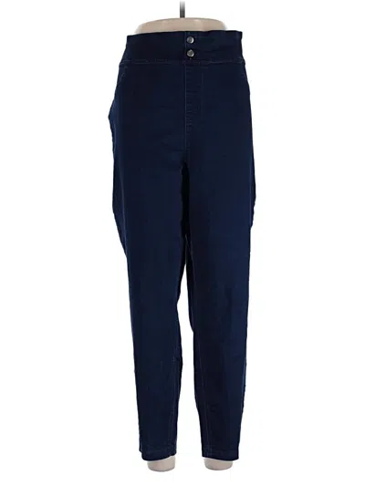 Pre-owned Terra & Sky Jeggings In Blue