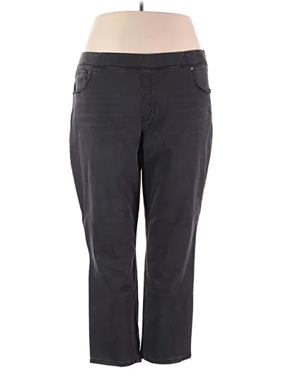 Pre-owned Terra & Sky Jeggings In Gray