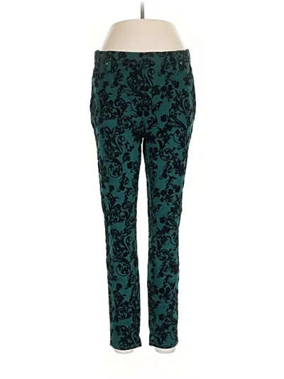 Pre-owned Terra & Sky Jeggings In Teal