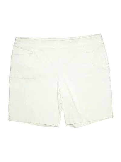 Pre-owned Terra & Sky Khaki Shorts In Ivory
