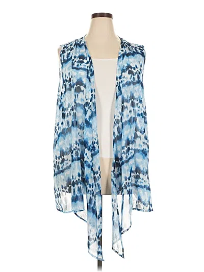 Pre-owned Terra & Sky Kimono In Blue