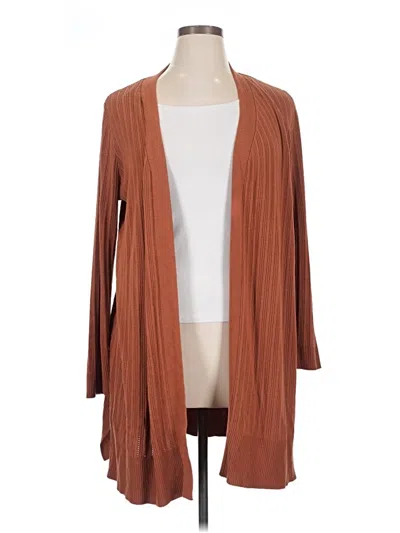 Pre-owned Terra & Sky Kimono In Brown