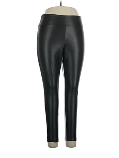 Pre-owned Terra & Sky Leggings In Black