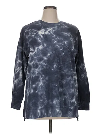 Pre-owned Terra & Sky Long Sleeve T-shirt In Blue