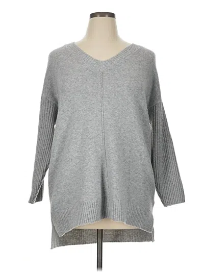 Pre-owned Terra & Sky Pullover Sweater In Gray
