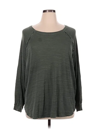 Pre-owned Terra & Sky Pullover Sweater In Gray