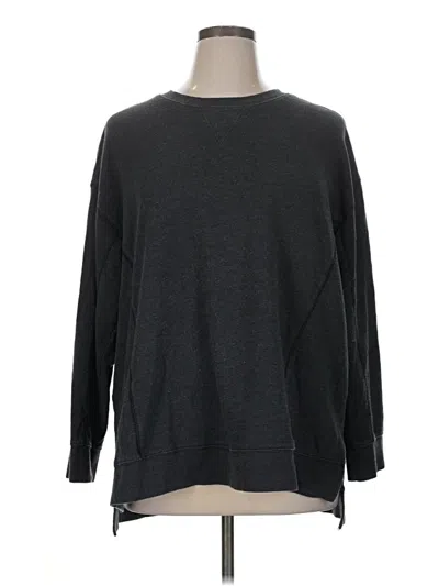 Pre-owned Terra & Sky Pullover Sweater In Gray