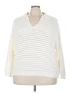 Terra & Sky Pullover Sweater In Ivory