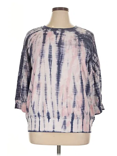Pre-owned Terra & Sky Pullover Sweater In Pink