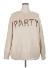 Terra & Sky Pullover Sweater In Tan