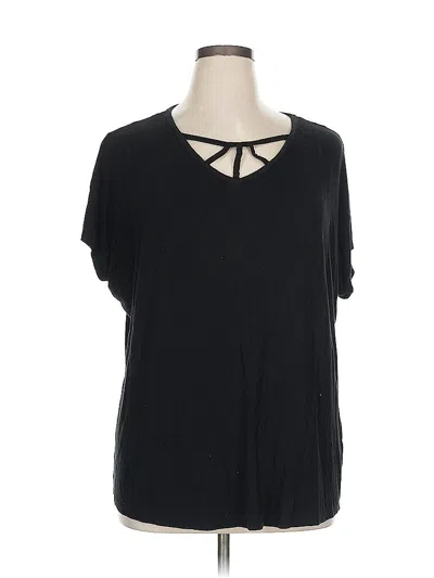 Pre-owned Terra & Sky Short Sleeve T-shirt In Black