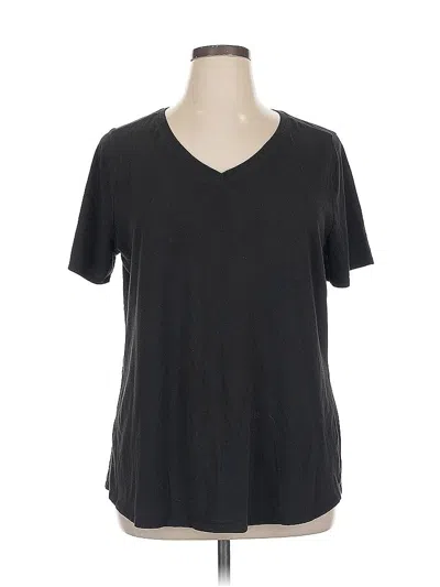 Pre-owned Terra & Sky Short Sleeve T-shirt In Black