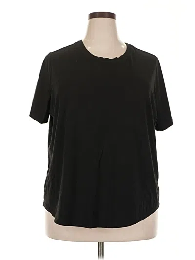 Pre-owned Terra & Sky Short Sleeve T-shirt In Black