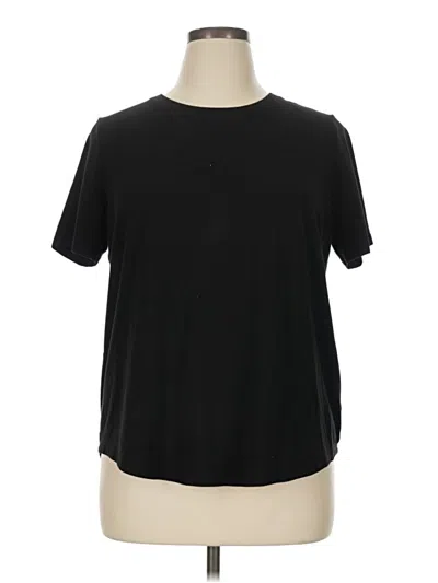 Pre-owned Terra & Sky Short Sleeve T-shirt In Black