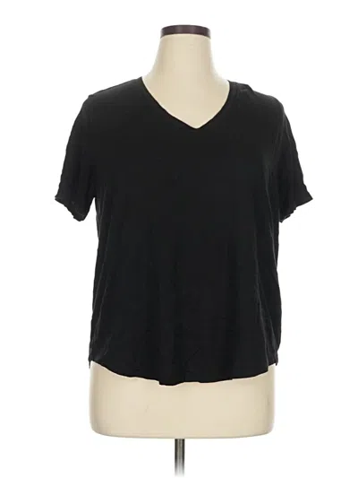 Pre-owned Terra & Sky Short Sleeve T-shirt In Black