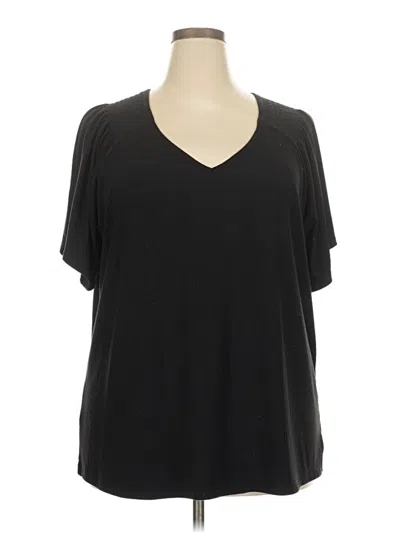 Pre-owned Terra & Sky Short Sleeve T-shirt In Black