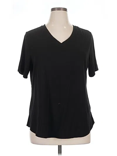 Pre-owned Terra & Sky Short Sleeve T-shirt In Black