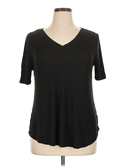 Pre-owned Terra & Sky Short Sleeve T-shirt In Black