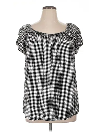 Pre-owned Terra & Sky Short Sleeve T-shirt In Black