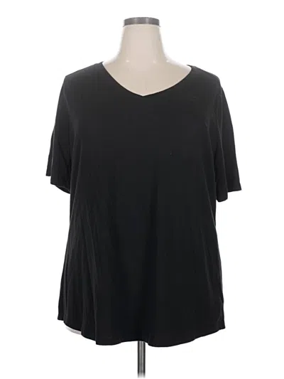 Pre-owned Terra & Sky Short Sleeve T-shirt In Black