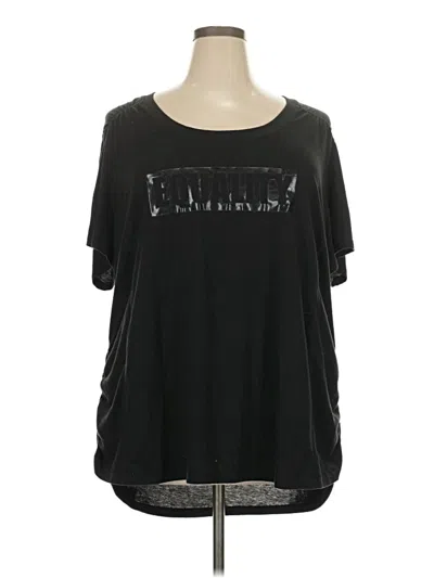 Pre-owned Terra & Sky Short Sleeve T-shirt In Black