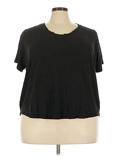 Pre-owned Terra & Sky Short Sleeve T-shirt In Black