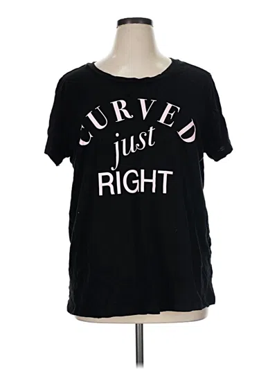 Pre-owned Terra & Sky Short Sleeve T-shirt In Black