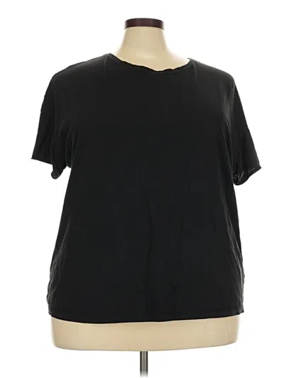 Pre-owned Terra & Sky Short Sleeve T-shirt In Black