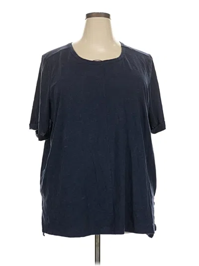 Pre-owned Terra & Sky Short Sleeve T-shirt In Blue