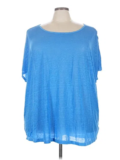 Pre-owned Terra & Sky Short Sleeve T-shirt In Blue