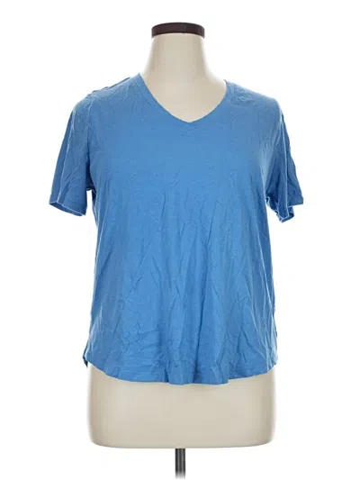 Pre-owned Terra & Sky Short Sleeve T-shirt In Blue