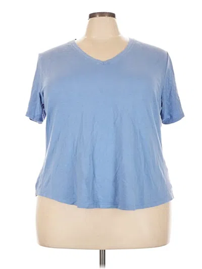 Pre-owned Terra & Sky Short Sleeve T-shirt In Blue
