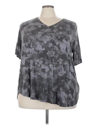 Pre-owned Terra & Sky Short Sleeve T-shirt In Gray