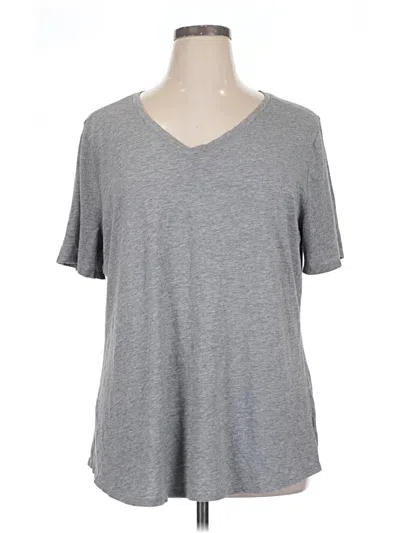 Pre-owned Terra & Sky Short Sleeve T-shirt In Gray