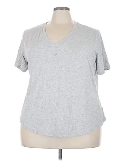 Pre-owned Terra & Sky Short Sleeve T-shirt In Gray
