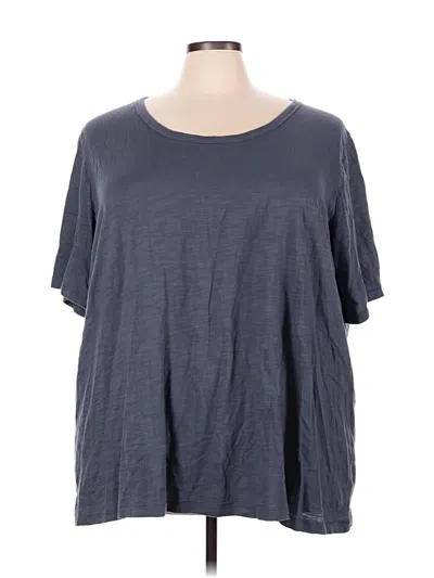 Pre-owned Terra & Sky Short Sleeve T-shirt In Gray